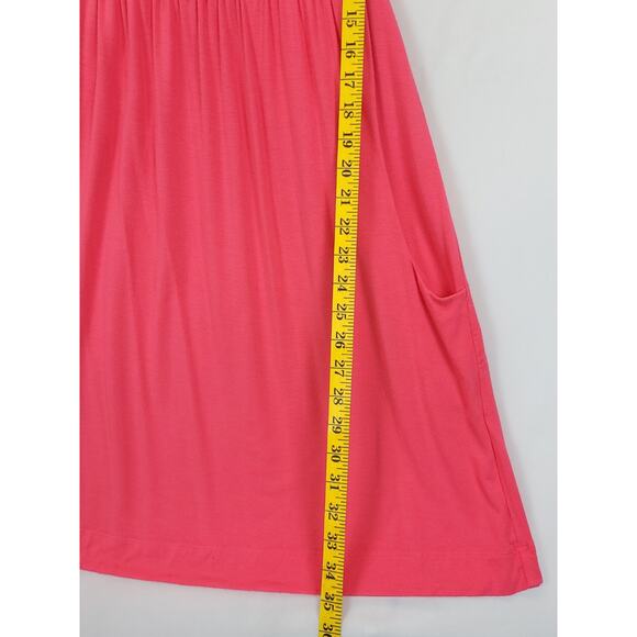 Half Moon By Modern Movement Athletic Workout Tank Dress Modal Women XL Salmon - Picture 4 of 8